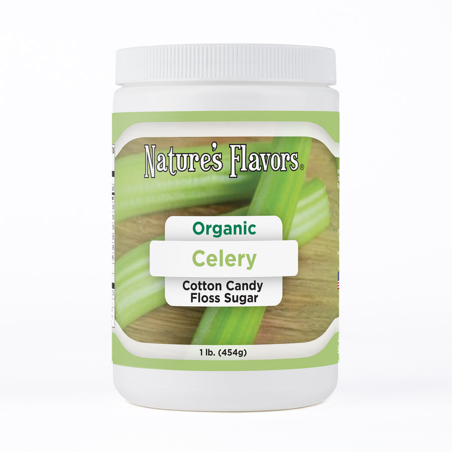 Organic Celery Cotton Candy Floss Sugar