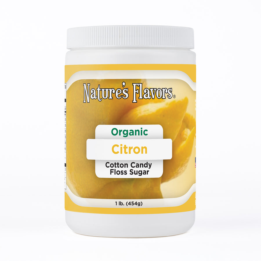 Organic Citron Cotton Candy Floss Sugar