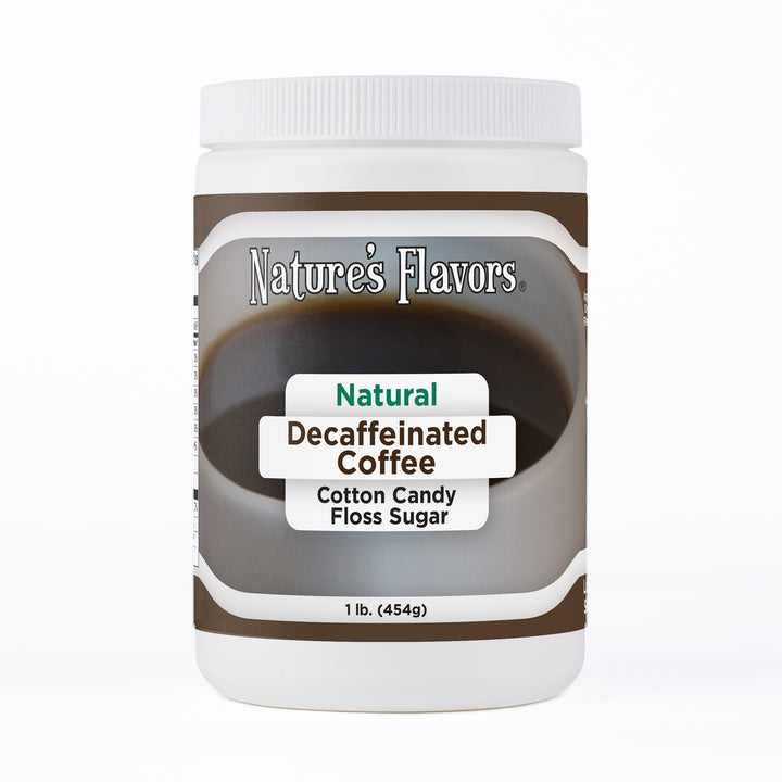 Decaffeinated Coffee Cotton Candy Floss Sugar