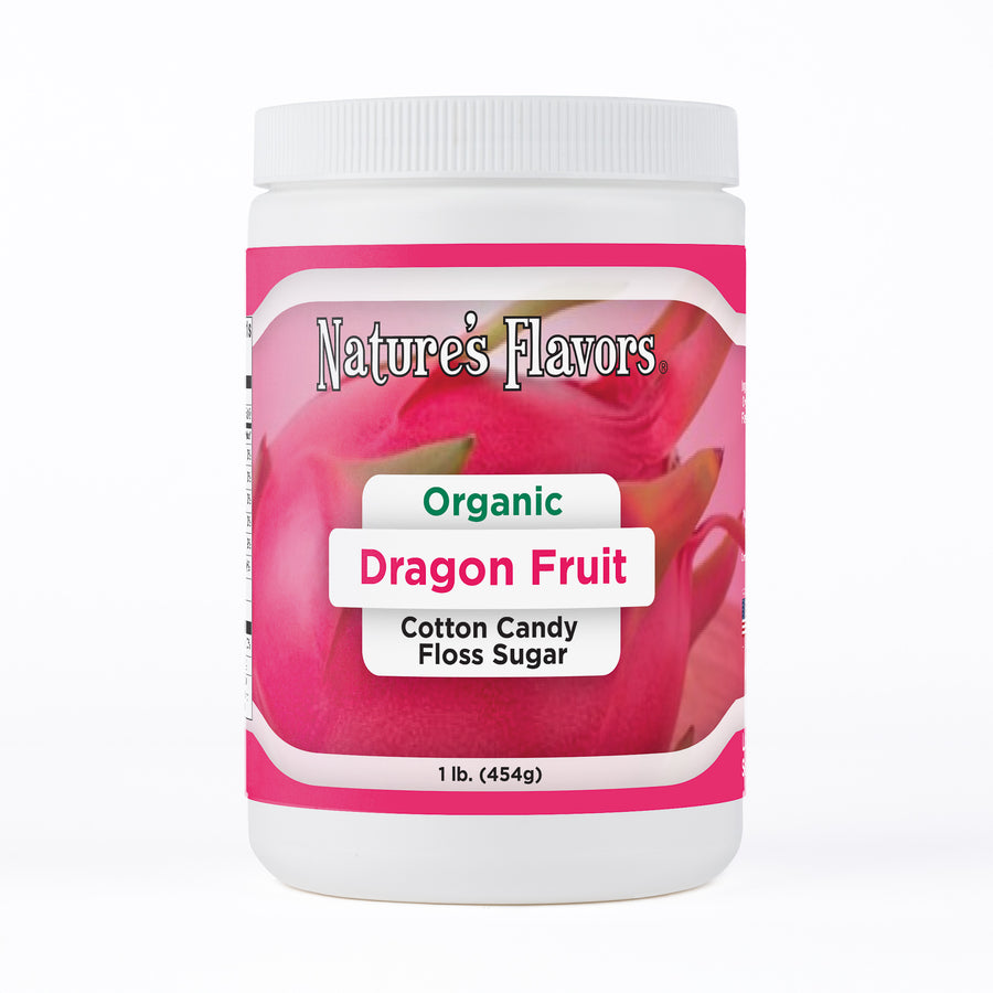 Organic Dragon Fruit Cotton Candy Floss Sugar