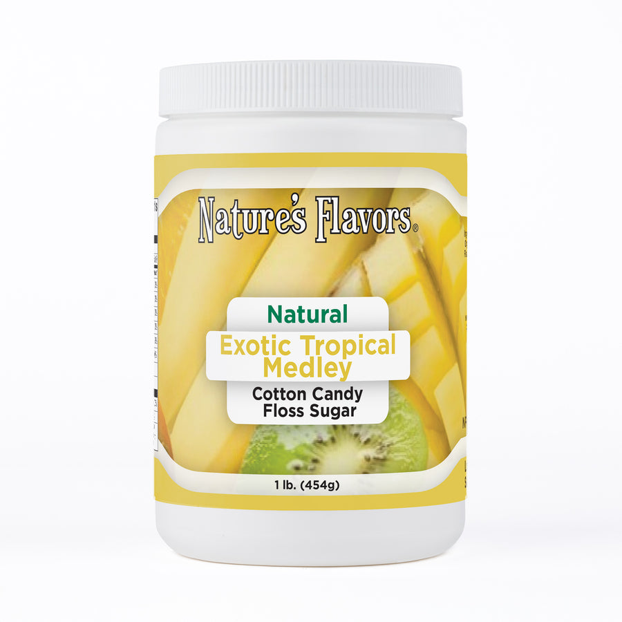 Exotic Tropical Medley Cotton Candy Floss Sugar