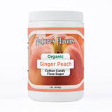 Organic Ginger Peach Cotton Candy Floss Sugar