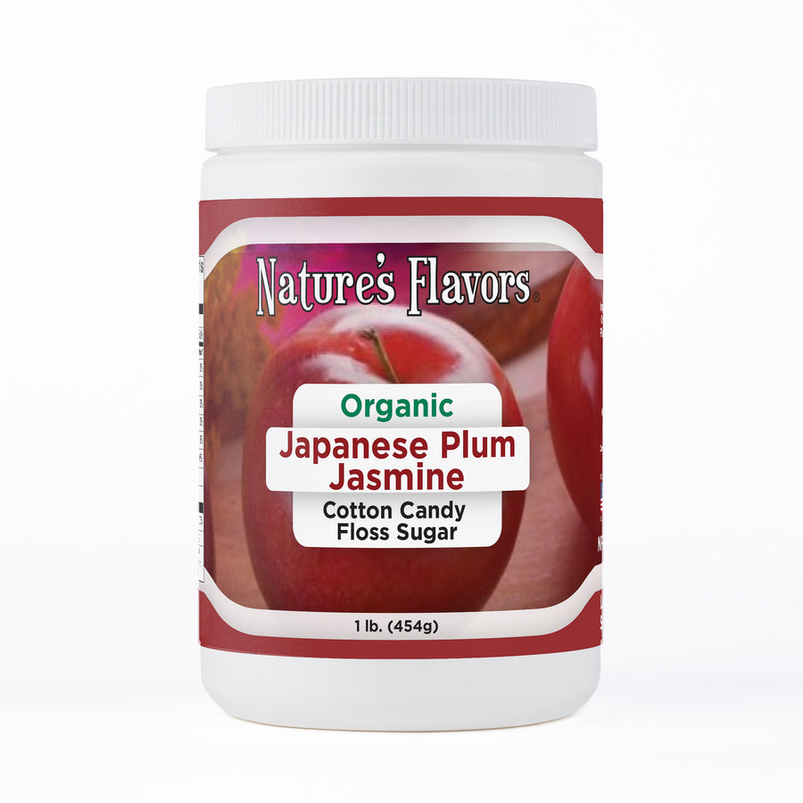 Organic Japanese Plum Jasmine Cotton Candy Floss Sugar