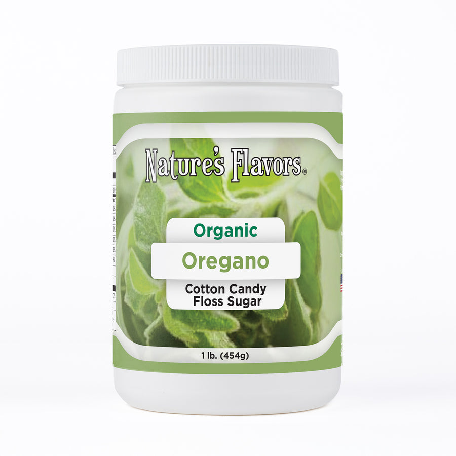Organic Oregano Cotton Candy Floss Sugar