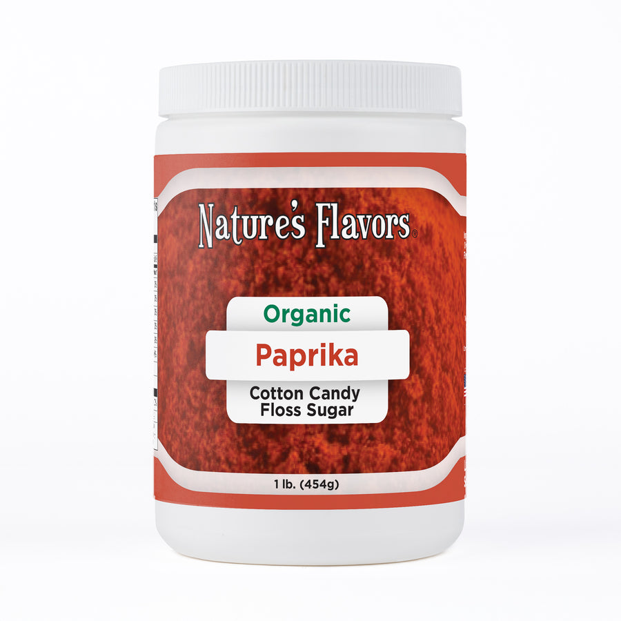Organic Paprika Cotton Candy Floss Sugar