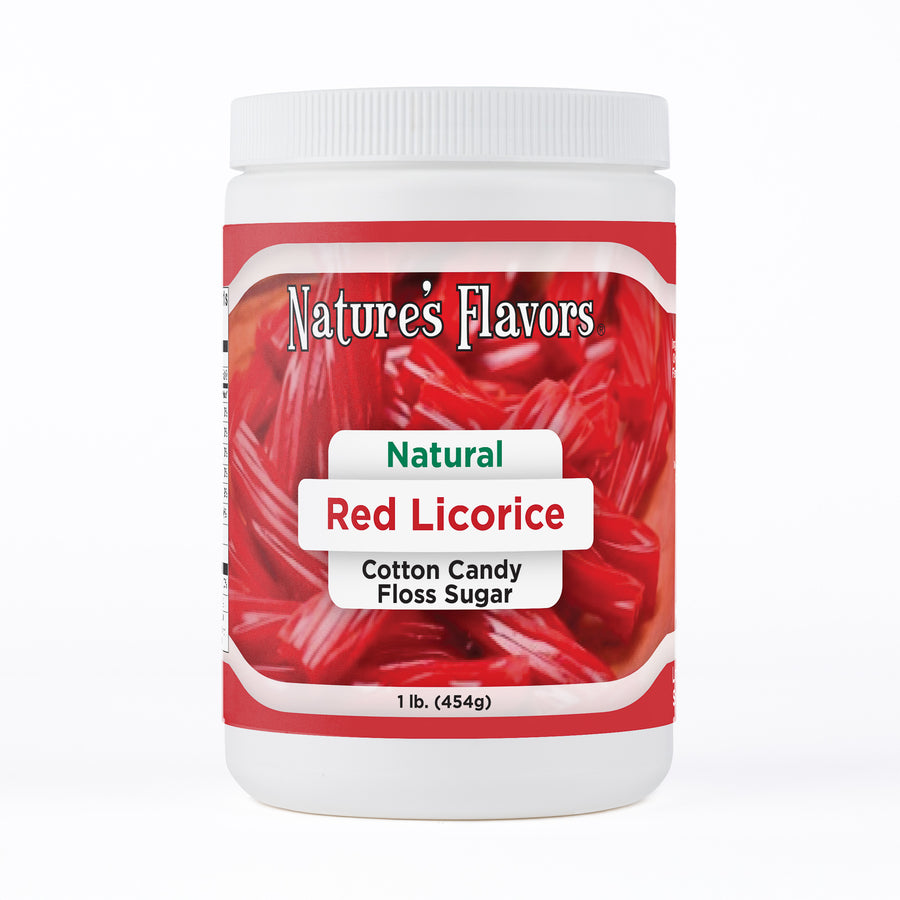 Red Licorice Cotton Candy Floss Sugar