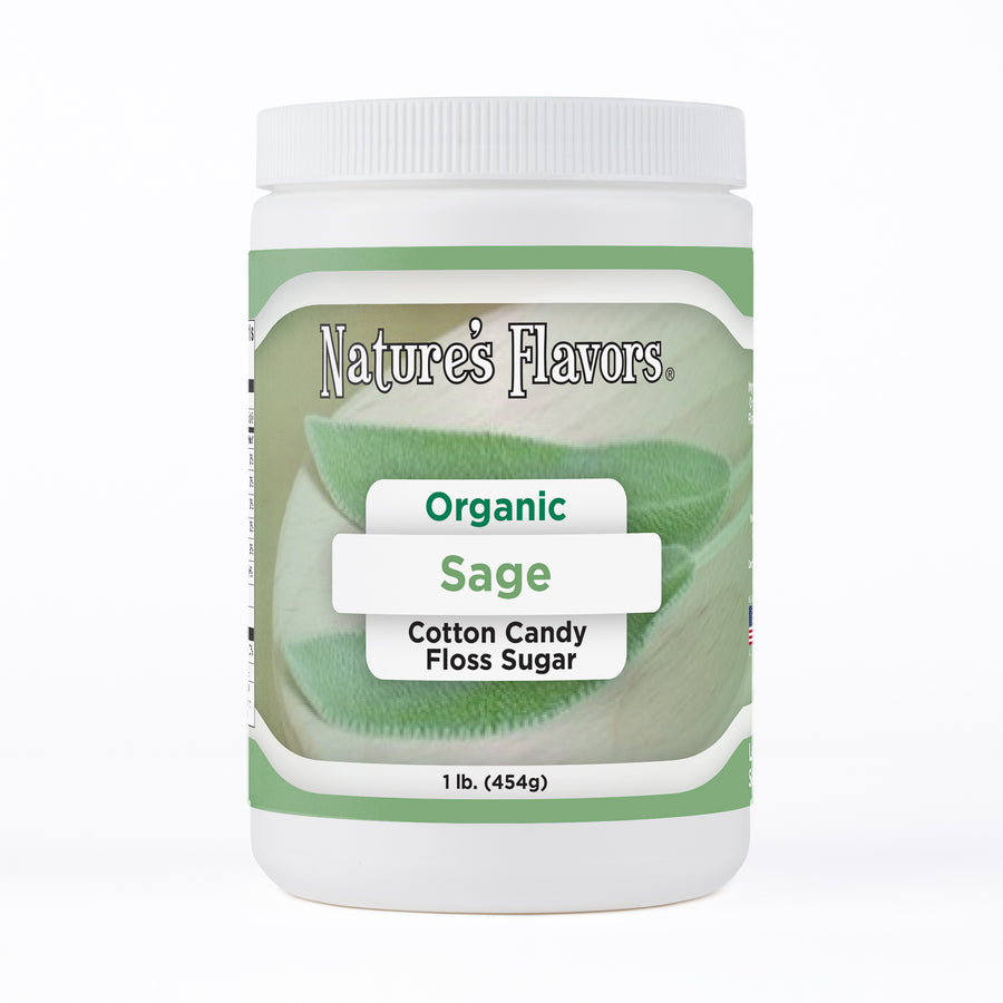 Organic Sage Cotton Candy Floss Sugar