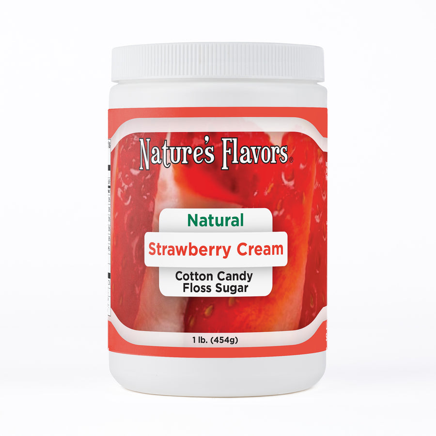 Strawberry Cream Cotton Candy Floss Sugar