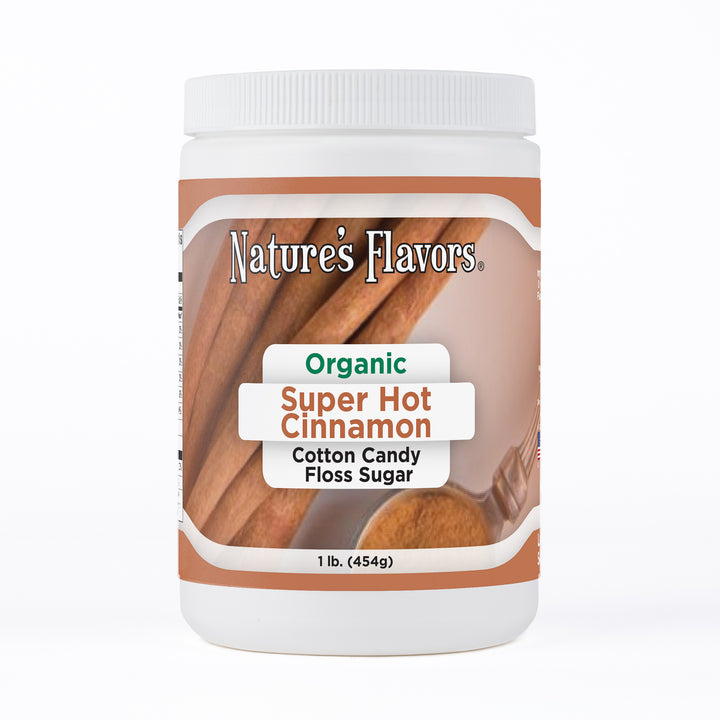 Organic Super Hot Cinnamon Cotton Candy Floss Sugar