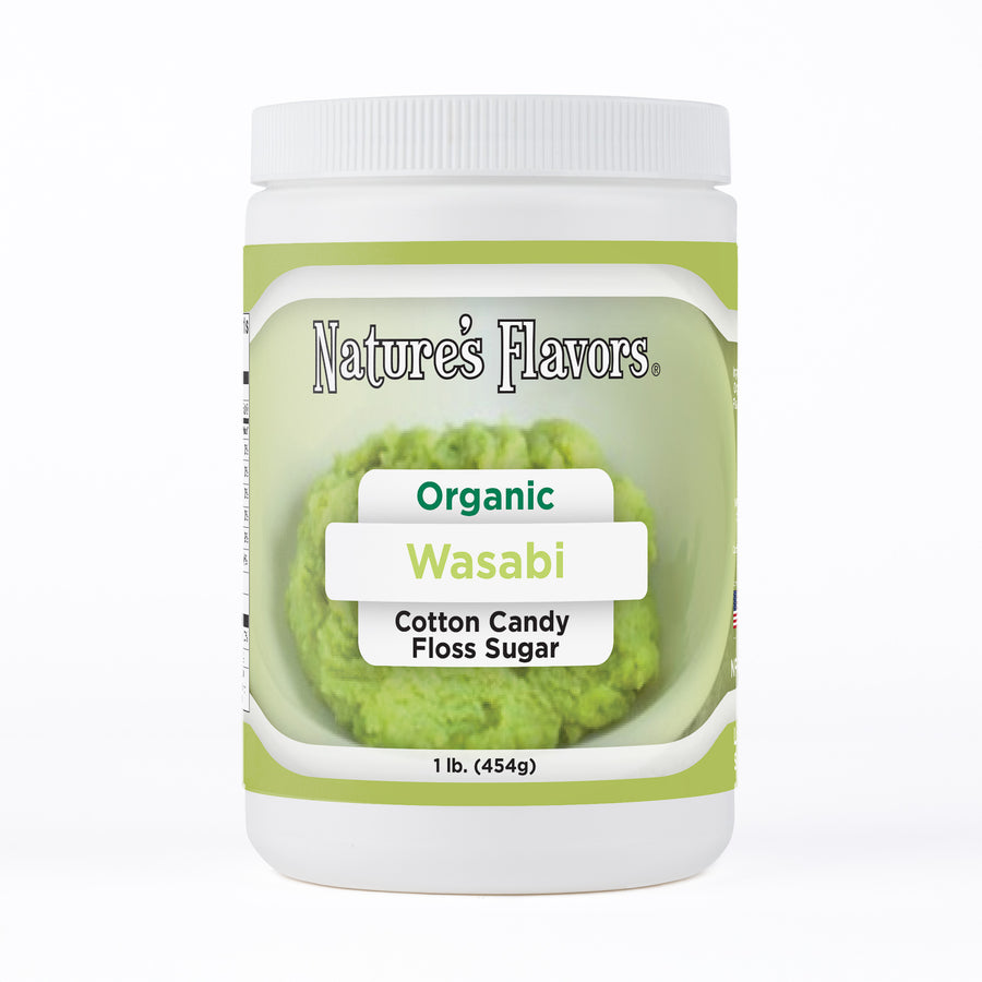 Organic Wasabi Cotton Candy Floss Sugar