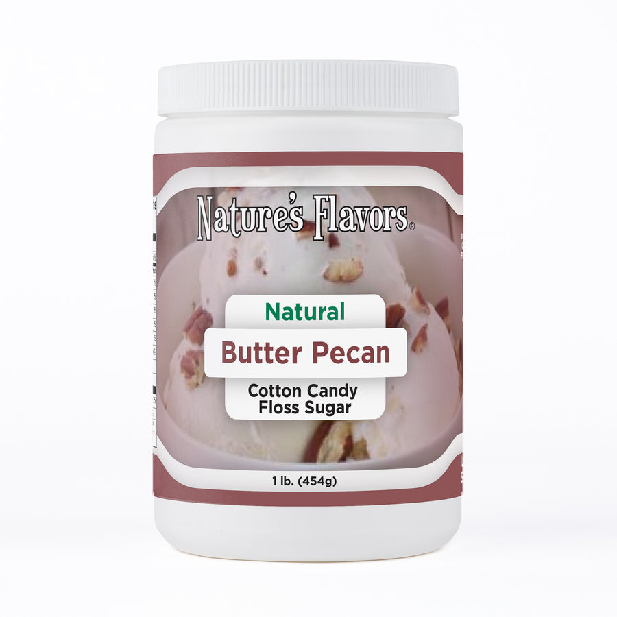 Butter Pecan Cotton Candy Floss Sugar