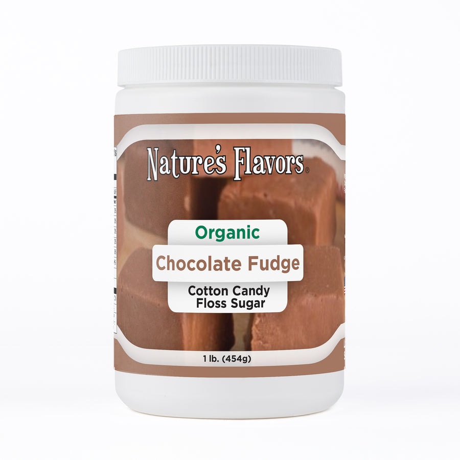 Organic Chocolate Fudge Cotton Candy Floss Sugar