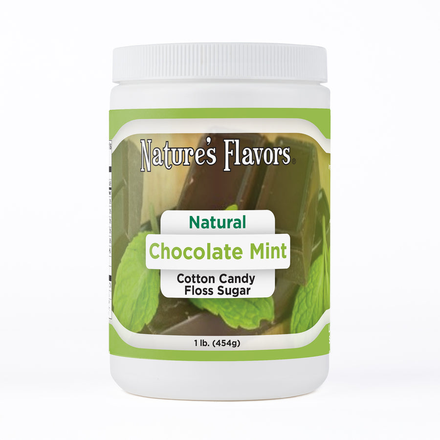 Chocolate Mint Cotton Candy Floss Sugar