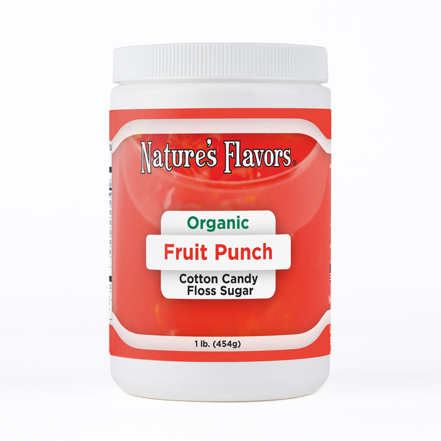 Organic Fruit Punch Cotton Candy Floss Sugar