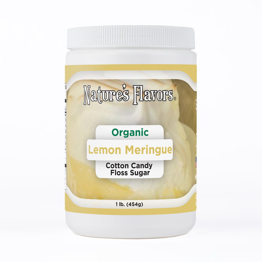 Organic Lemon Meringue Cotton Candy Floss Sugar