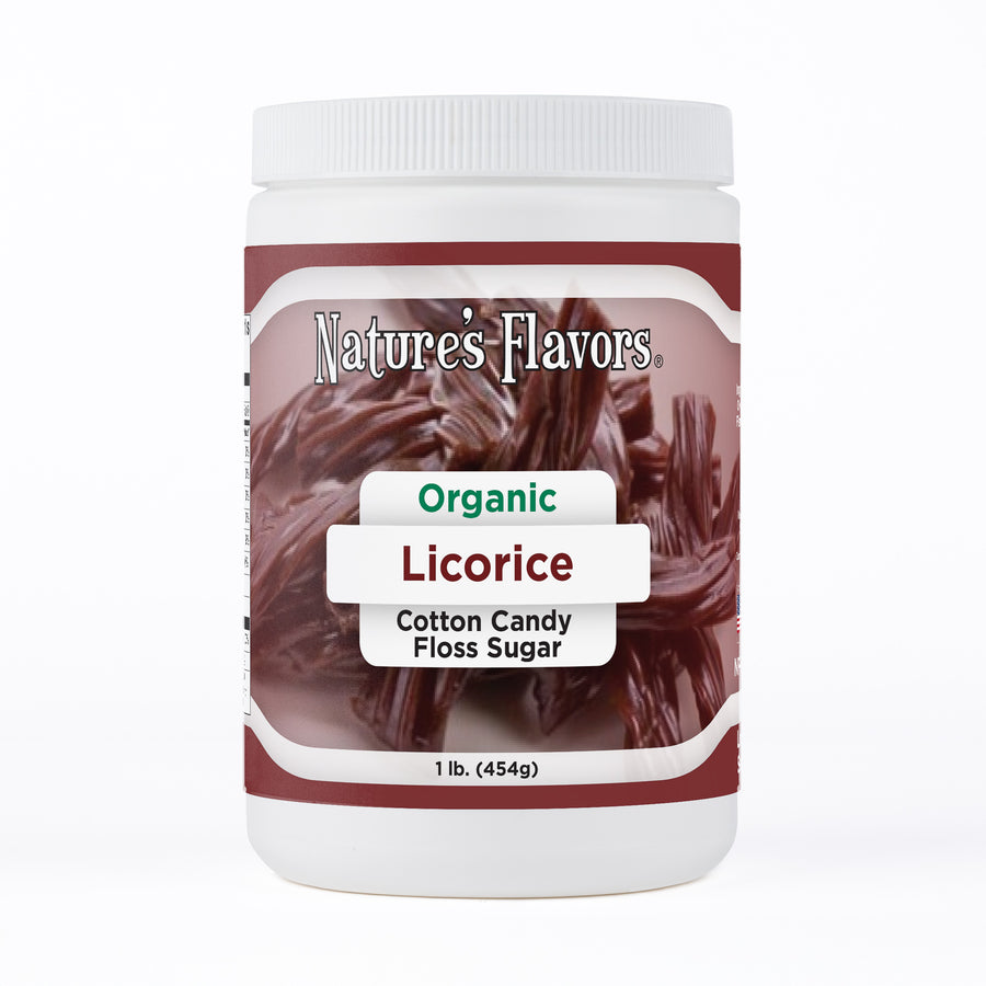 Organic Licorice Cotton Candy Floss Sugar
