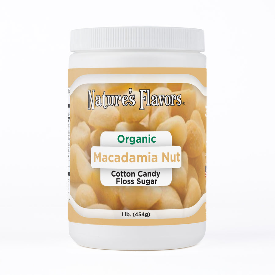 Organic Macadamia Nut Cotton Candy Floss Sugar