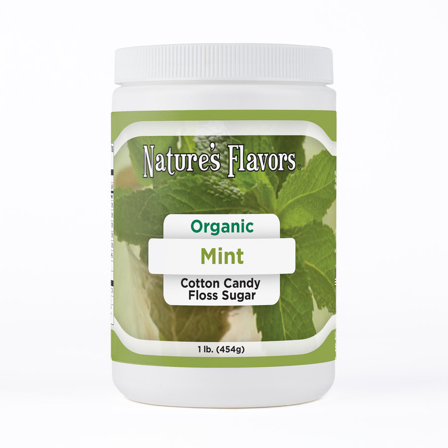 Organic Mint Cotton Candy Floss Sugar