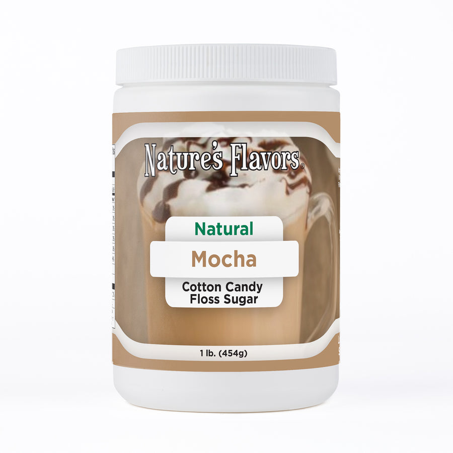 Mocha Cotton Candy Floss Sugar