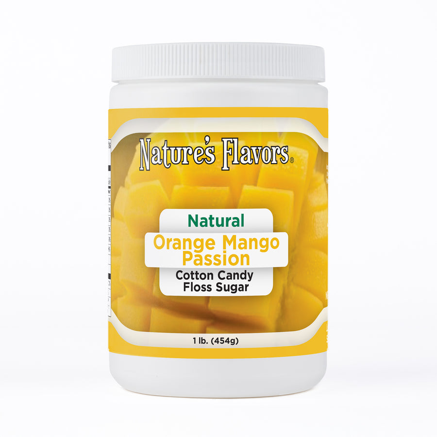 Orange Mango Passion Cotton Candy Floss Sugar