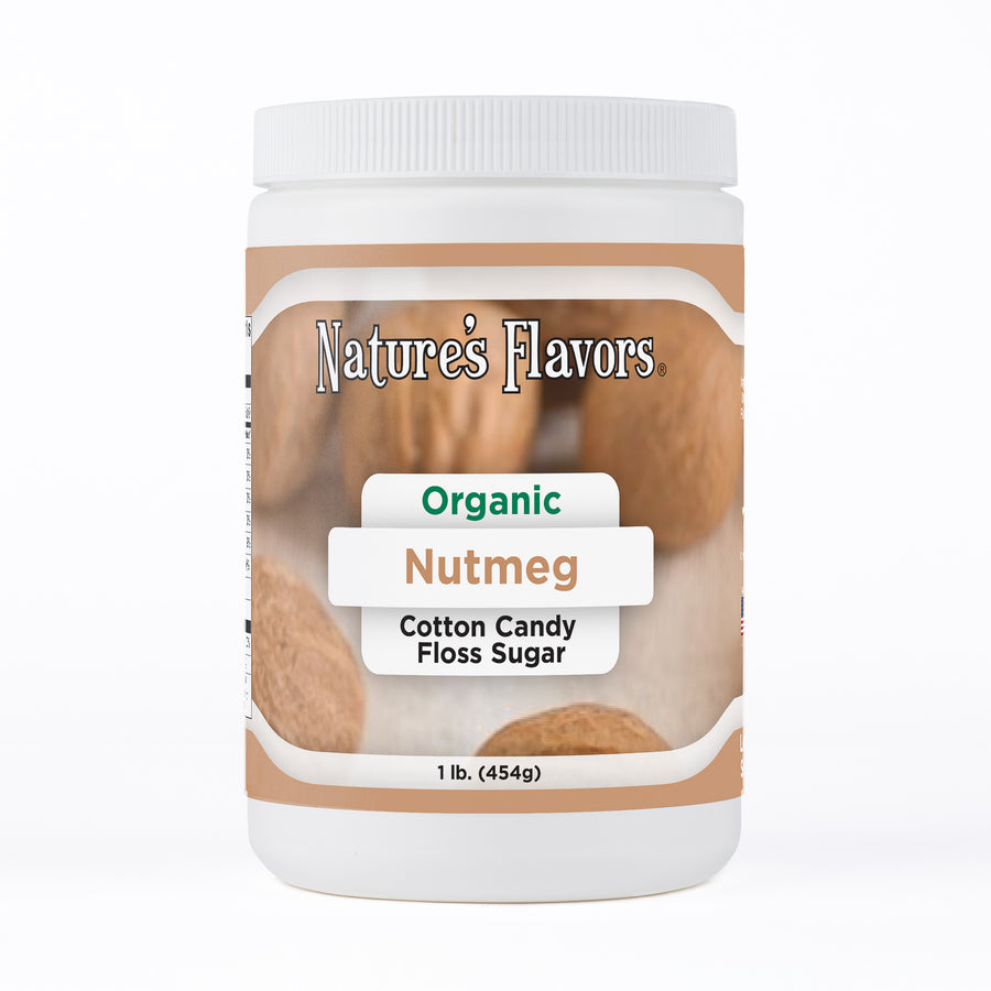 Organic Nutmeg Cotton Candy Floss Sugar