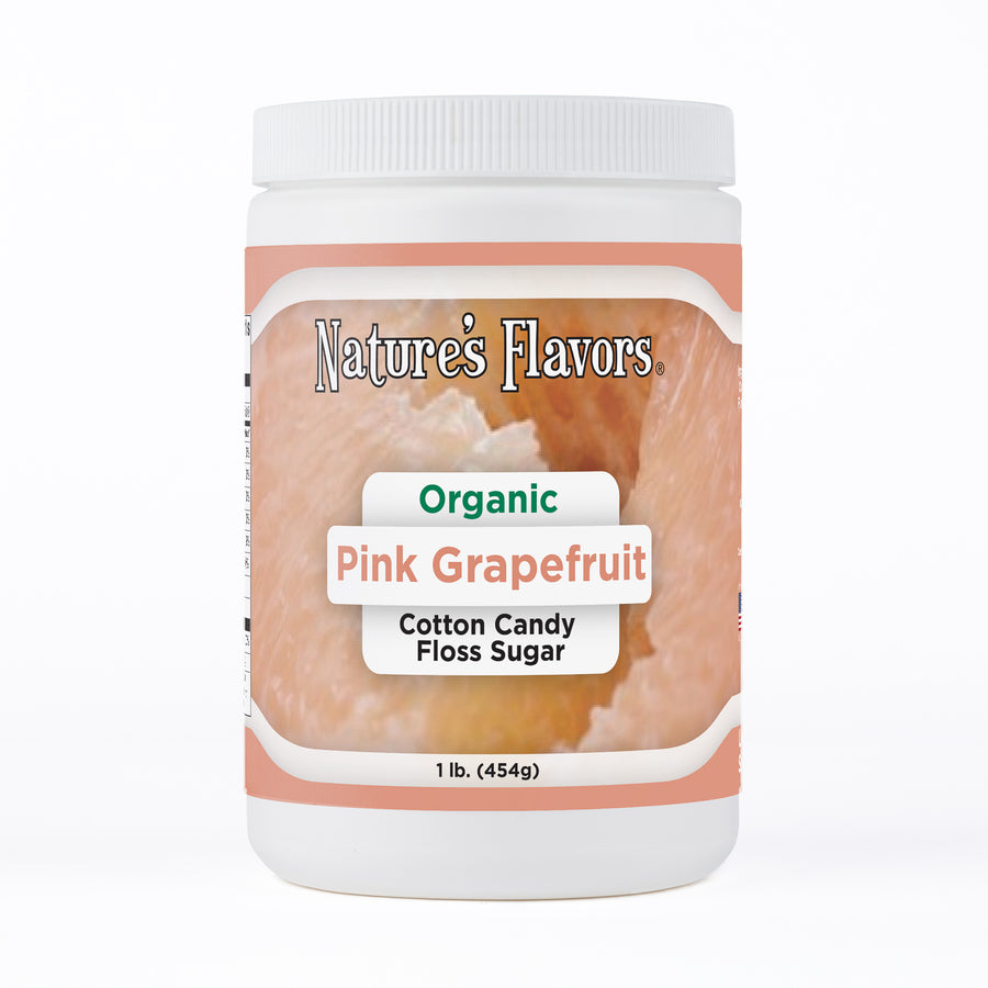 Organic Pink Grapefruit Cotton Candy Floss Sugar