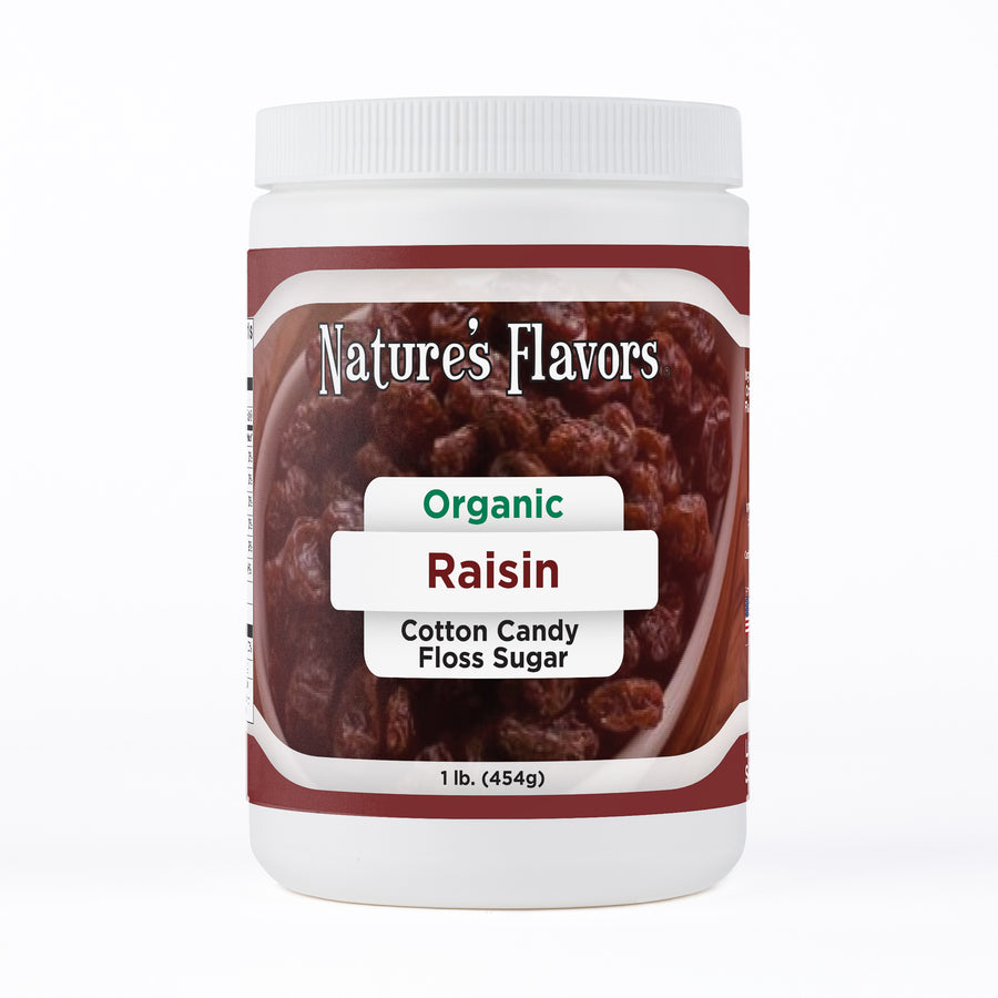 Organic Raisin Cotton Candy Floss Sugar