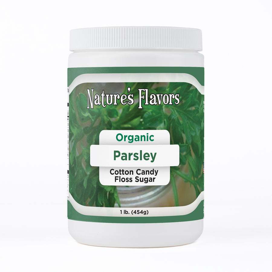 Organic Parsley Cotton Candy Floss Sugar