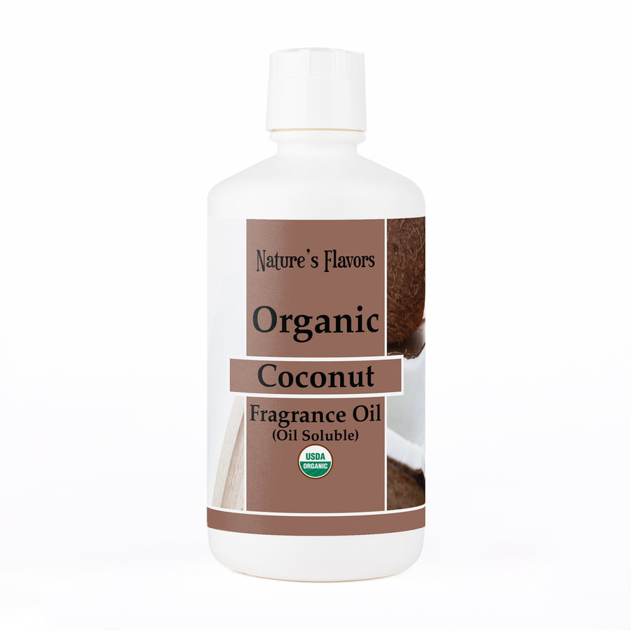 Coconut Fragrance Oil (Oil Soluble), Organic