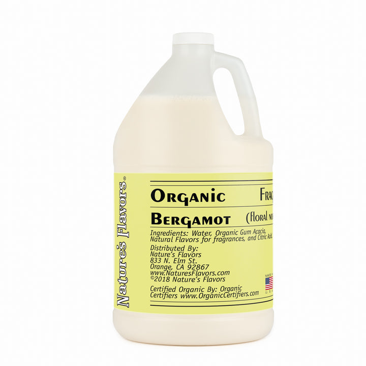 Organic Bergamot Fragrance Emulsion with Floral Notes (Water Soluble)