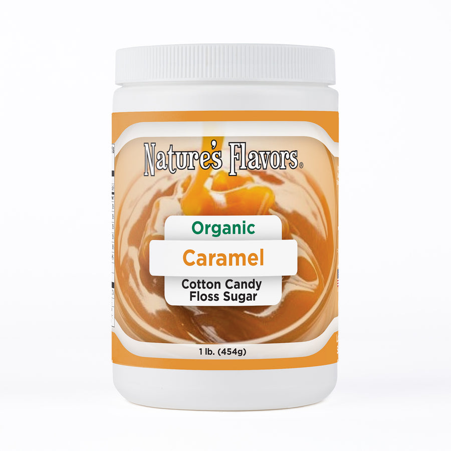 Caramel Cotton Candy Floss Sugar, Organic
