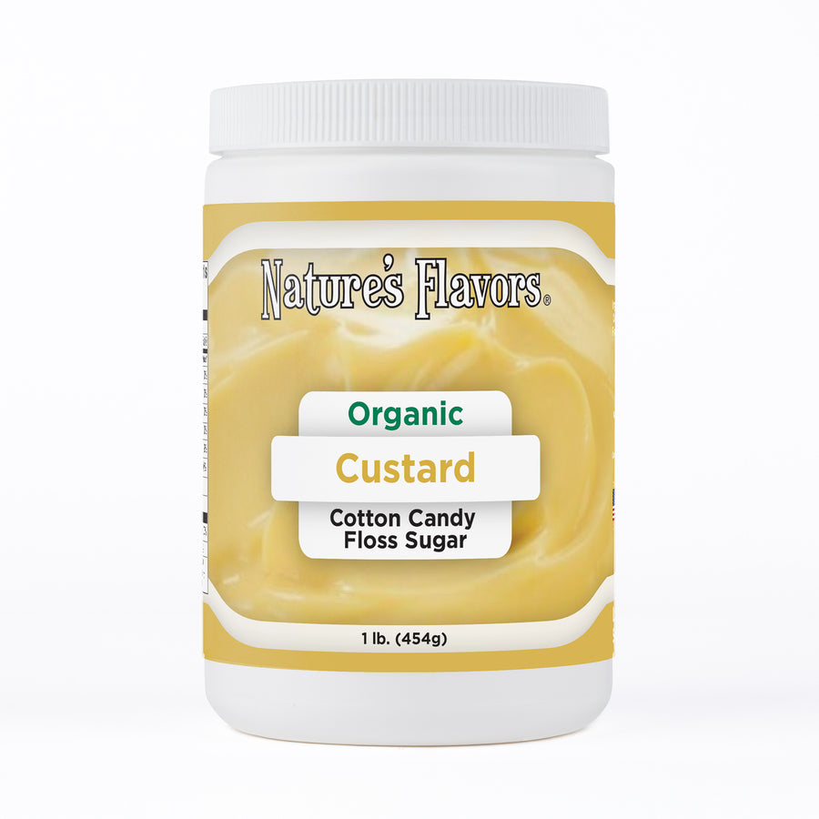 Custard Cotton Candy Floss Sugar, Organic