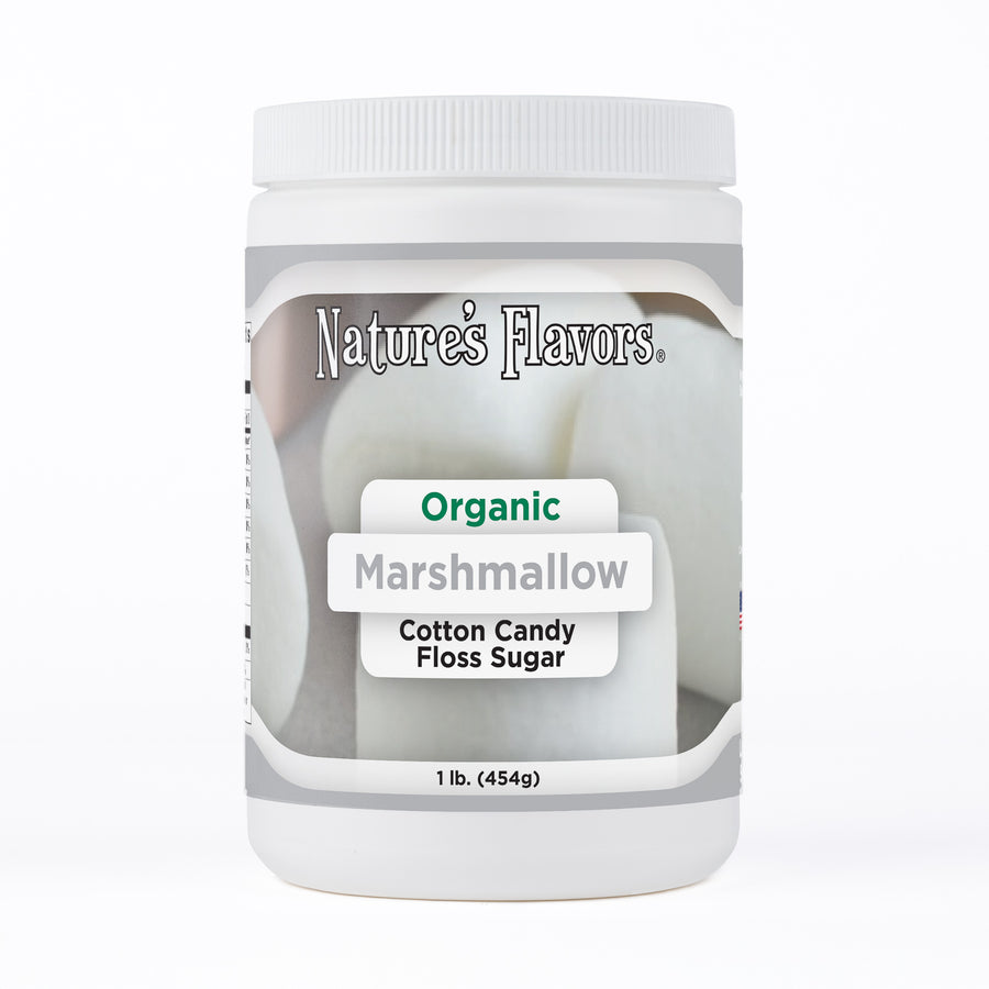 Marshmallow Cotton Candy Floss Sugar, Organic