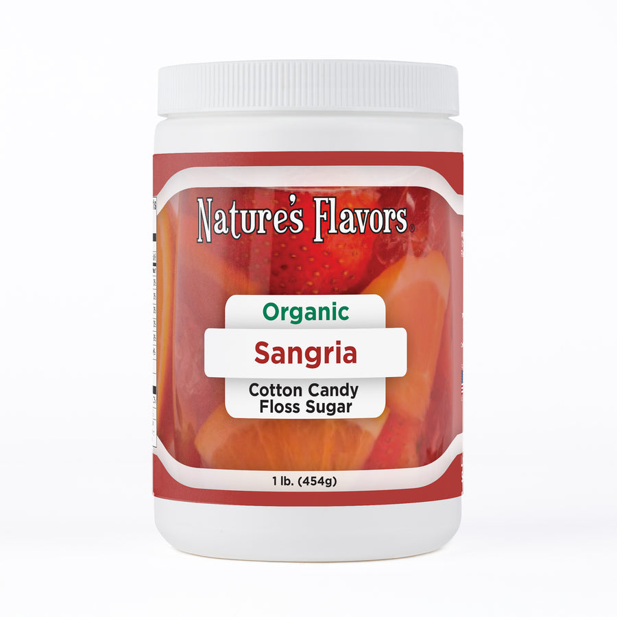 Sangria Cotton Candy Floss Sugar, Organic