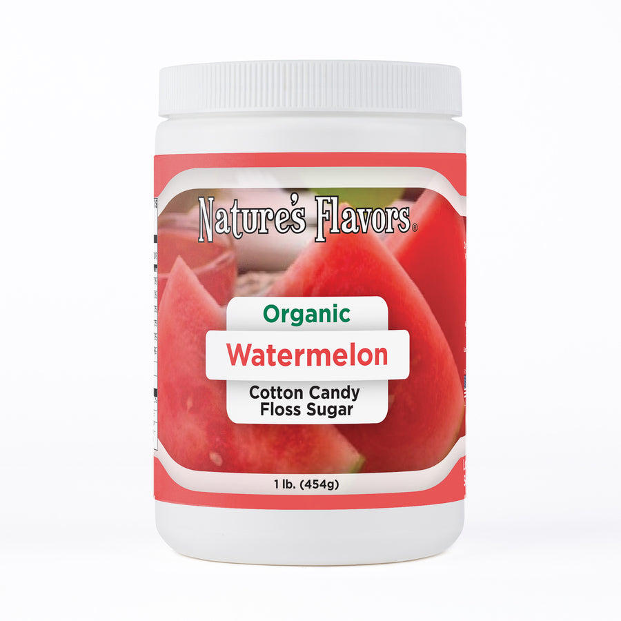 Watermelon Cotton Candy Floss Sugar, Organic