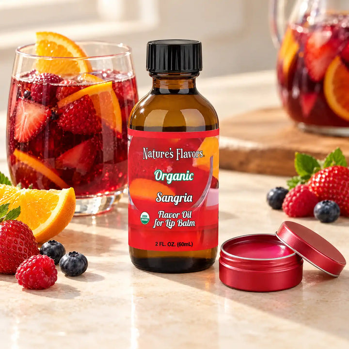 Organic Sangria Flavor Oil for Lip Balm