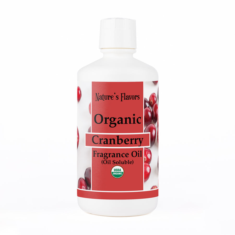 Cranberry Fragrance Oil (Oil Soluble), Organic