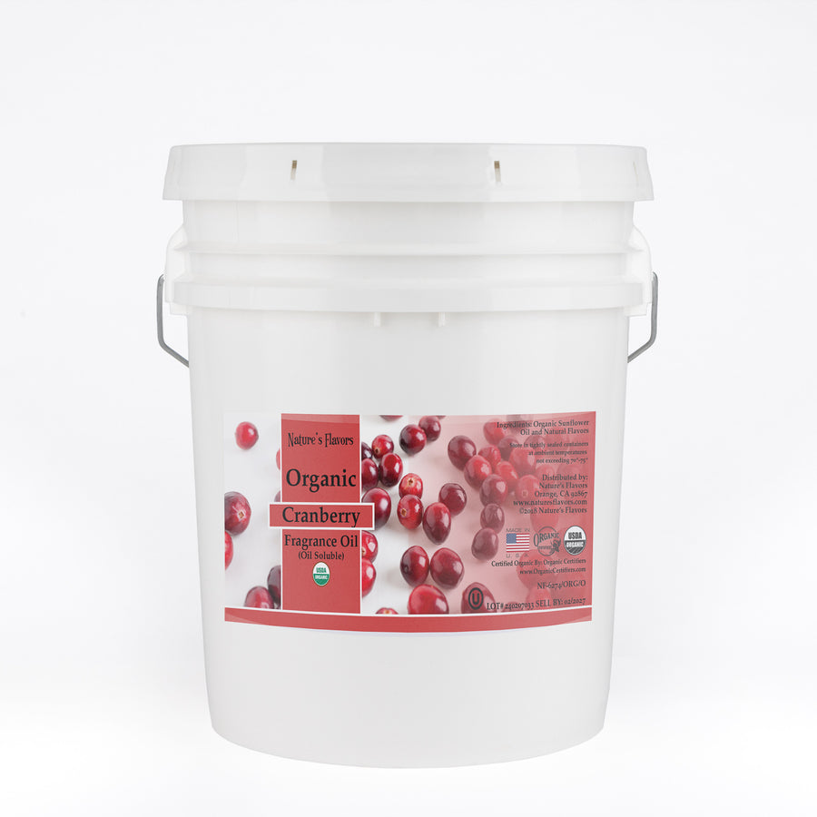 Cranberry Fragrance Oil (Oil Soluble), Organic