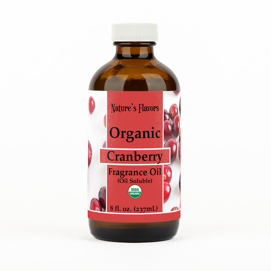 Cranberry Fragrance Oil (Oil Soluble), Organic