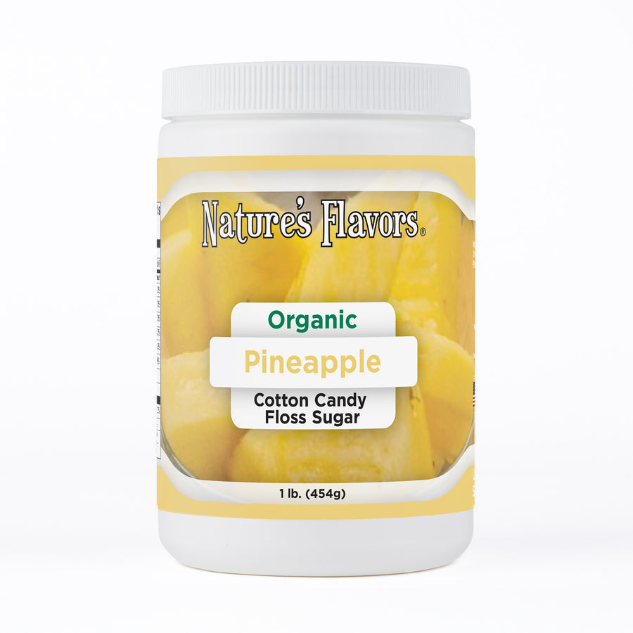 Pineapple Cotton Candy Floss Sugar, Organic
