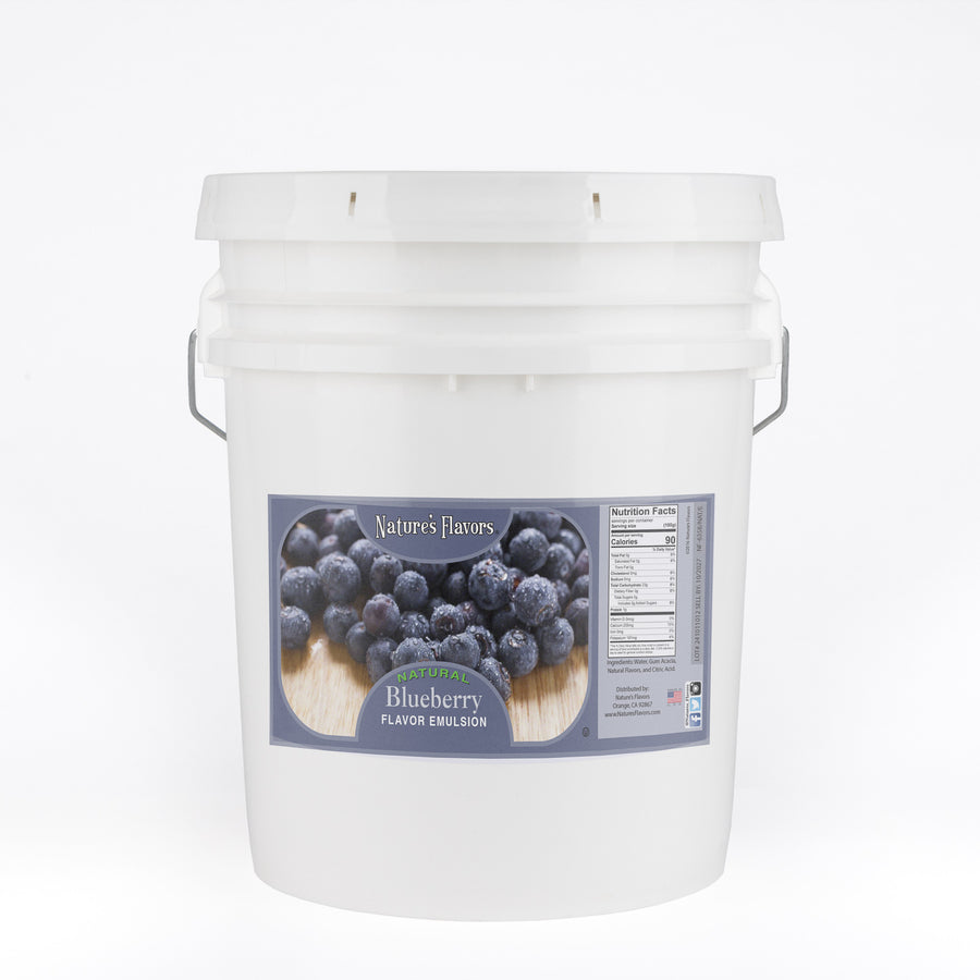 Blueberry Flavor Emulsion for High Heat Applications