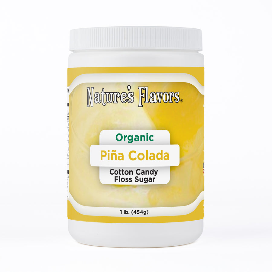 Pina Colada Cotton Candy Floss Sugar, Organic