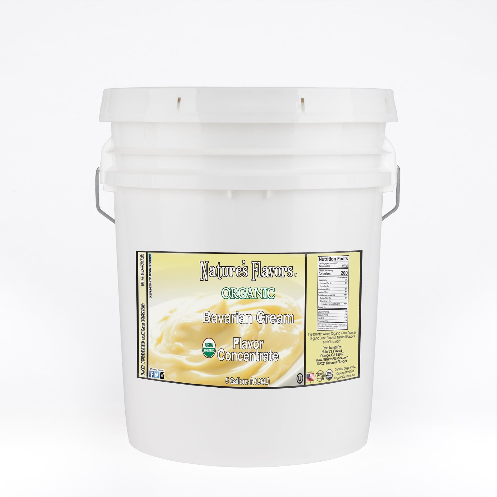Bavarian Cream Flavor Concentrate, Organic – Nature's Flavors
