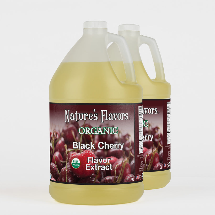 Nature's Flavors Black Cherry Flavor Extract Organic 2gal