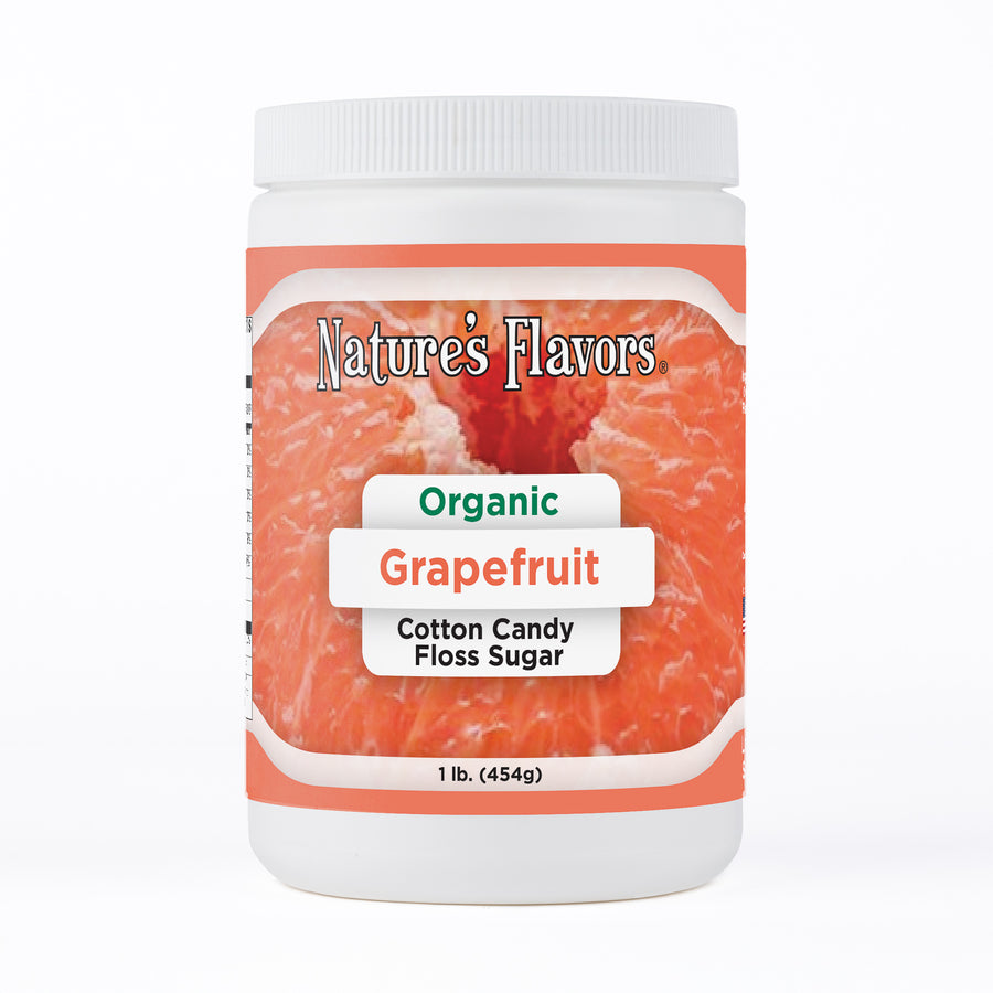 Grapefruit Cotton Candy Floss Sugar, Organic