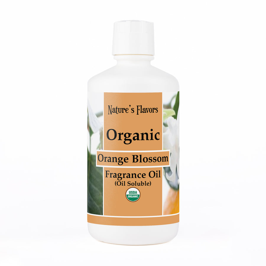 Orange Blossom Fragrance Oil (Oil Soluble), Organic