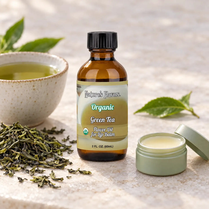 Organic Green Tea Flavor Oil for Lip Balm
