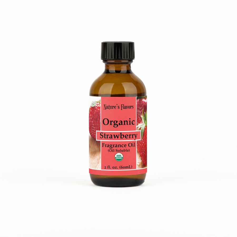 Strawberry Fragrance Oil (Oil Soluble), Organic