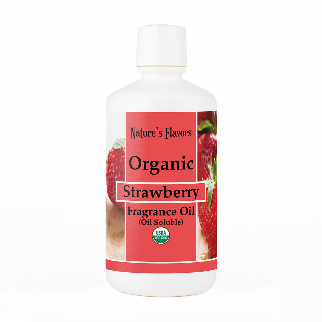 Strawberry Fragrance Oil (Oil Soluble), Organic