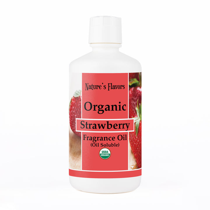 Strawberry Fragrance Oil (Oil Soluble), Organic